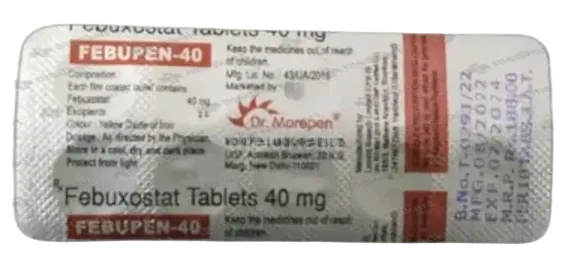 febupen 40 tablet 10's